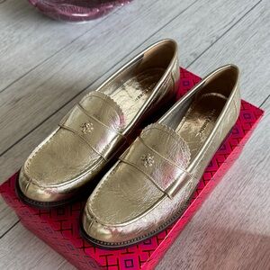 Tory Burch Classic Loafer Spark Gold size 9